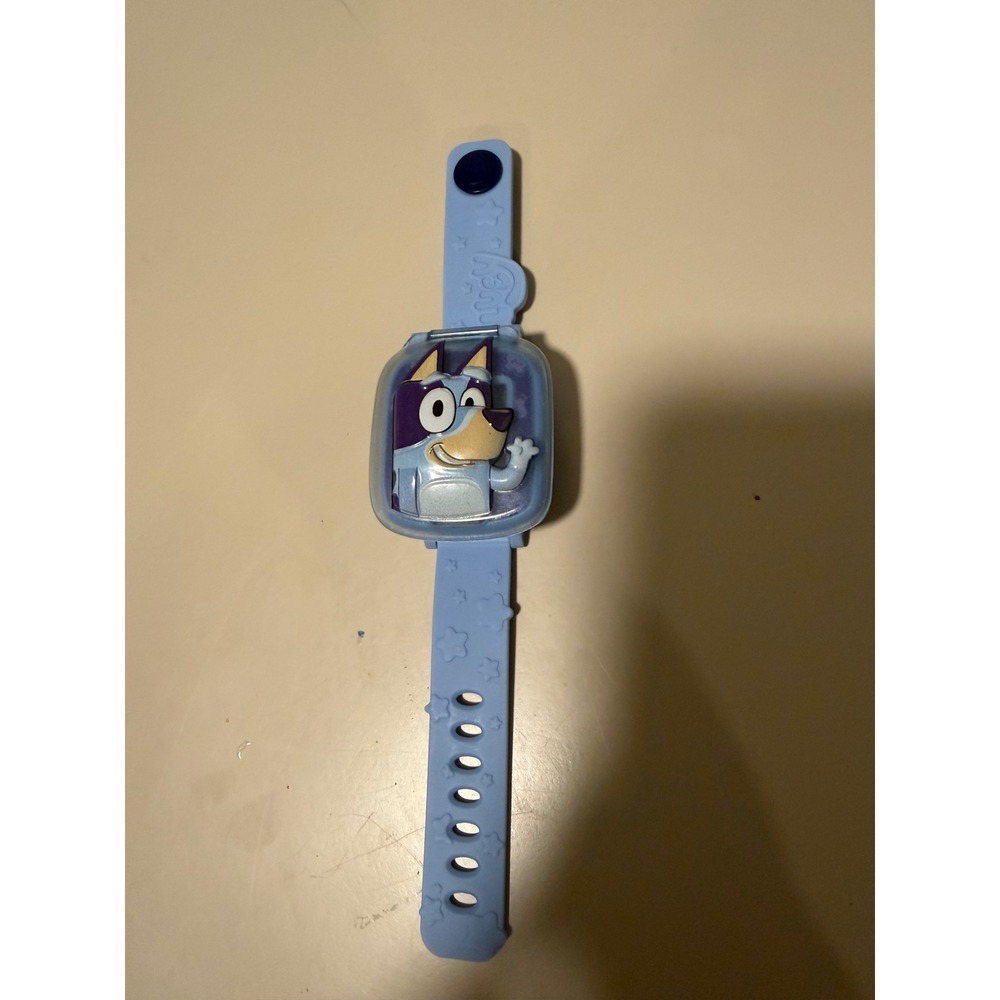 VTech‎ Bluey Wackadoo Learning Watch Light Blue Interactive Digital Toy Watch